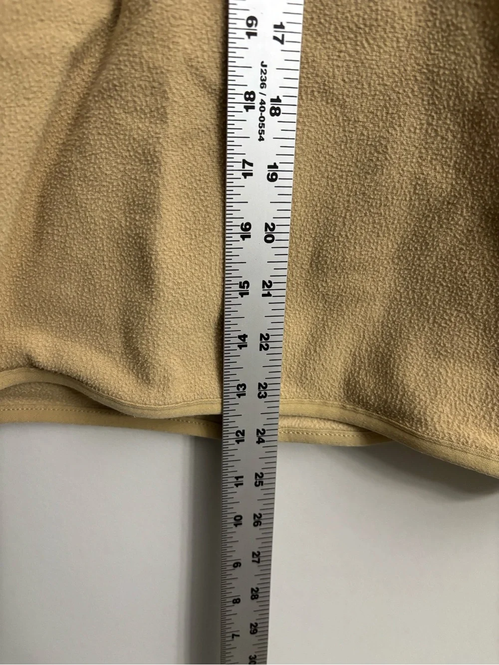 The North Face Men's Two-Tone Tan and Brown Half-Zip Fleece Pullover